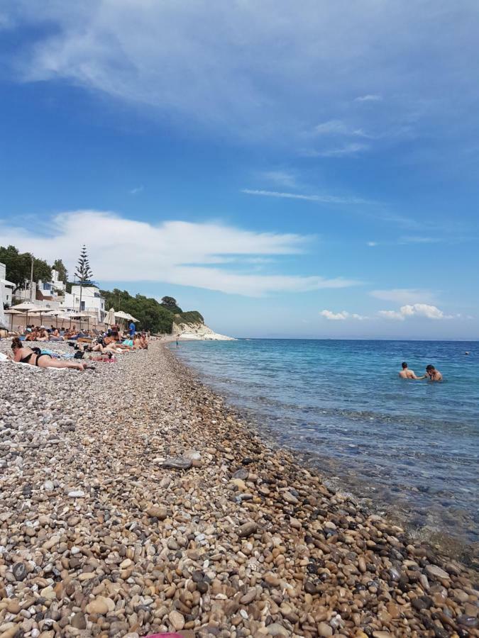 Fotini Apartments Paralia Agias Foteinis Bagian luar foto